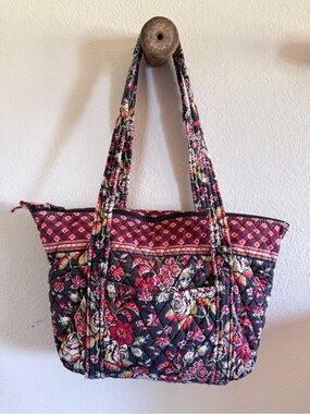 Vera Bradley RETIRED vintage 2002 Y2K Anastasia Tote Bag w/ double handle
